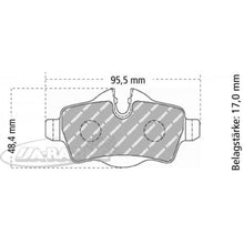 FCP1975 Ferodo Bremsbelag