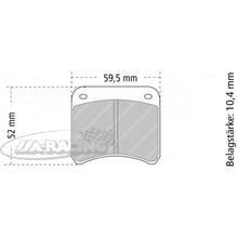 FCP342 Ferodo Bremsbelag