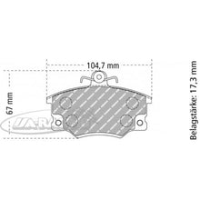 FCP370 Ferodo Bremsbelag