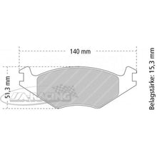 FCP392 Ferodo Bremsbelag