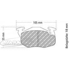 FCP393 Ferodo Bremsbelag