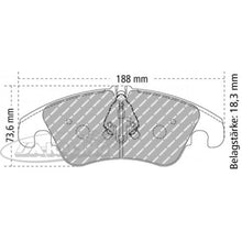 FCP4044 Ferodo Bremsbelag