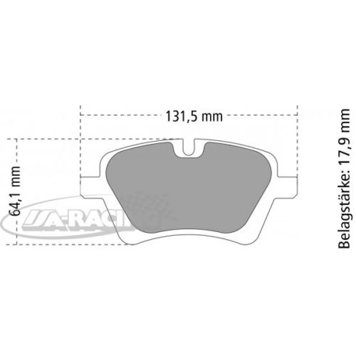 FCP4080 Ferodo Bremsbelag