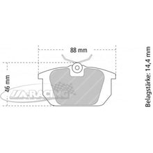 FCP409 Ferodo Bremsbelag