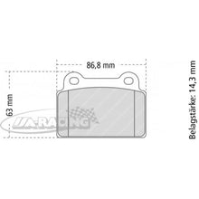 FCP4168 Ferodo Bremsbelag