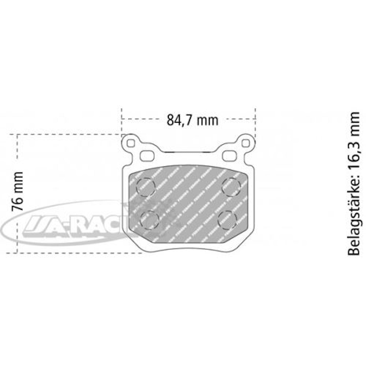 FCP4217 Ferodo Bremsbelag