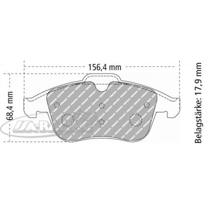 FCP4249 Ferodo Bremsbelag