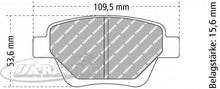 FDS4316 Ferodo Bremsbelag