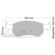 FCP4416 Ferodo Bremsbelag