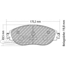 FCP4425 Ferodo Bremsbelag