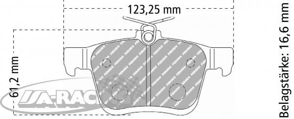 FDS4434 Ferodo Bremsbelag
