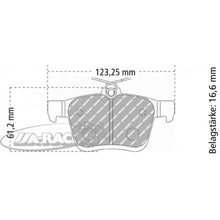 FCP4434 Ferodo Bremsbelag