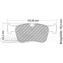 FCP4489 Ferodo Bremsbelag