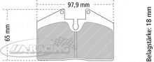 FDS451 Ferodo Bremsbelag
