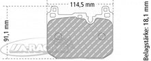 FDS4611 Ferodo Bremsbelag