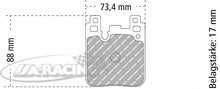 FDS4663 Ferodo Bremsbelag