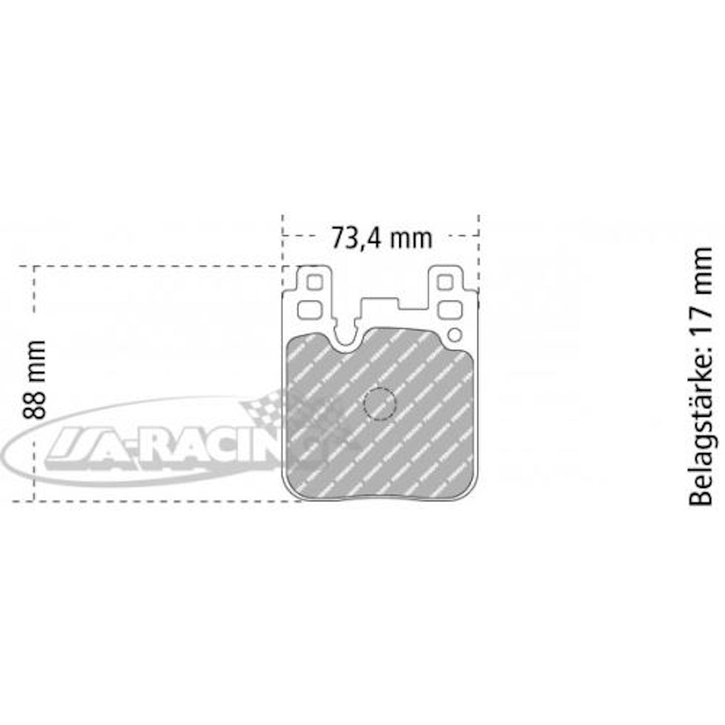 FCP4663 Ferodo Bremsbelag