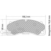 FCP4664 Ferodo Bremsbelag