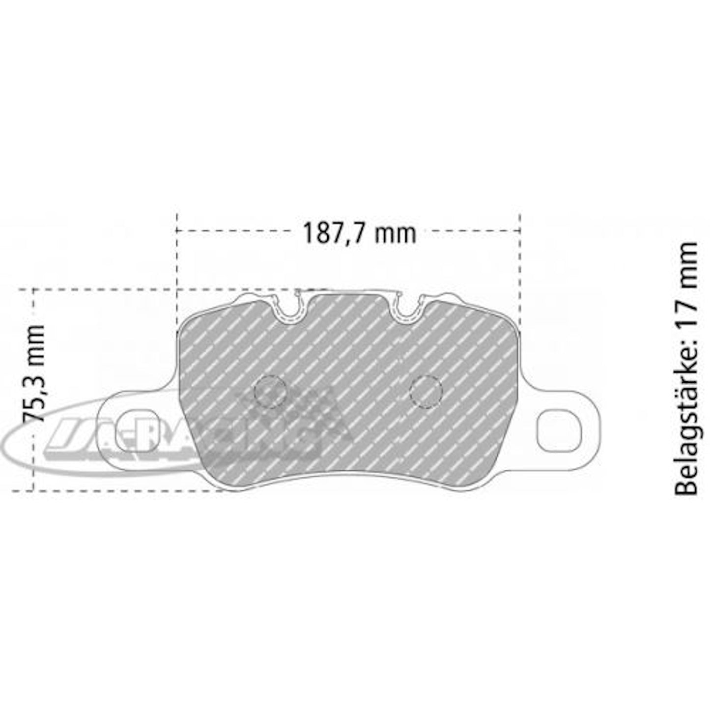 FCP4665 Ferodo Bremsbelag