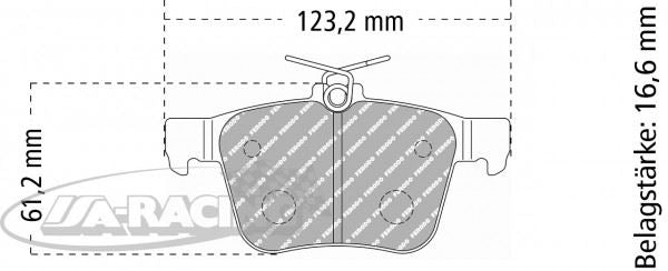 FDS4697 Ferodo Bremsbelag