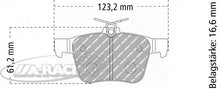 FDS4697 Ferodo Bremsbelag