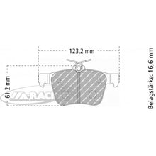 FCP4697 Ferodo Bremsbelag