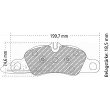 FCP4805 Ferodo Bremsbelag