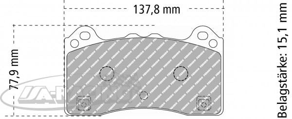 FDS4830 Ferodo Bremsbelag
