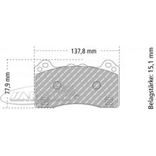 FCP4830 Ferodo Bremsbelag