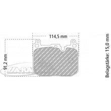 FCP4872 Ferodo Bremsbelag