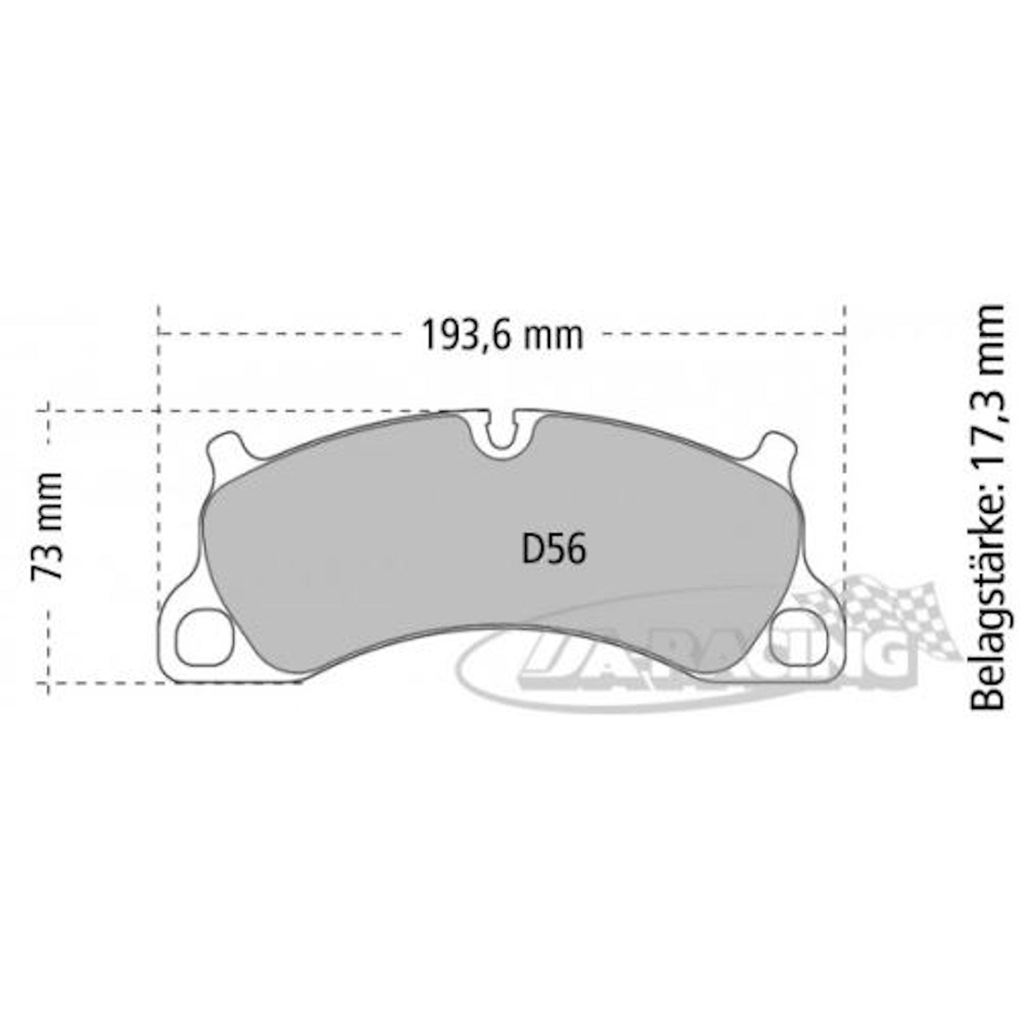 FCP4955 Ferodo Bremsbelag