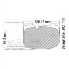 FCP5055 Ferodo Bremsbelag