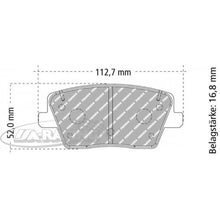 FCP5100 Ferodo Bremsbelag