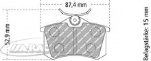 FDS541 Ferodo Bremsbelag