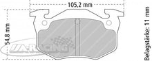 FDS558 Ferodo Bremsbelag