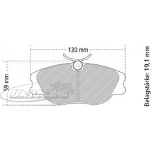 FCP565 Ferodo Bremsbelag