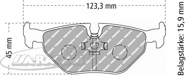 FDS578 Ferodo Bremsbelag