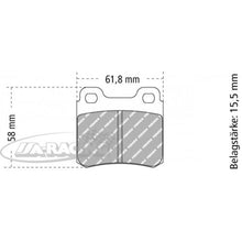 FCP586 Ferodo Bremsbelag