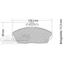 FCP613 Ferodo Bremsbelag