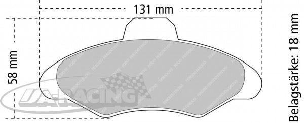 FDS1617 Ferodo Bremsbelag