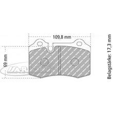 FCP721 Ferodo Bremsbelag