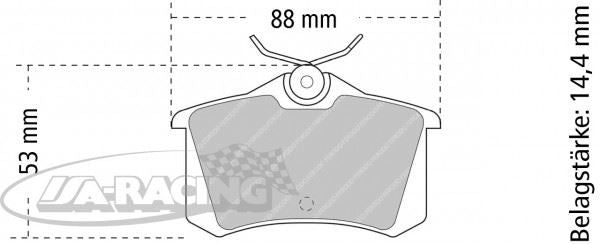 FDS726 Ferodo Bremsbelag
