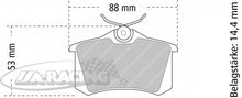 FDS726 Ferodo Bremsbelag