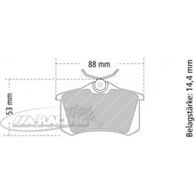 FCP726 Ferodo Bremsbelag