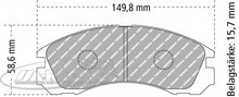 FDS765 Ferodo Bremsbelag