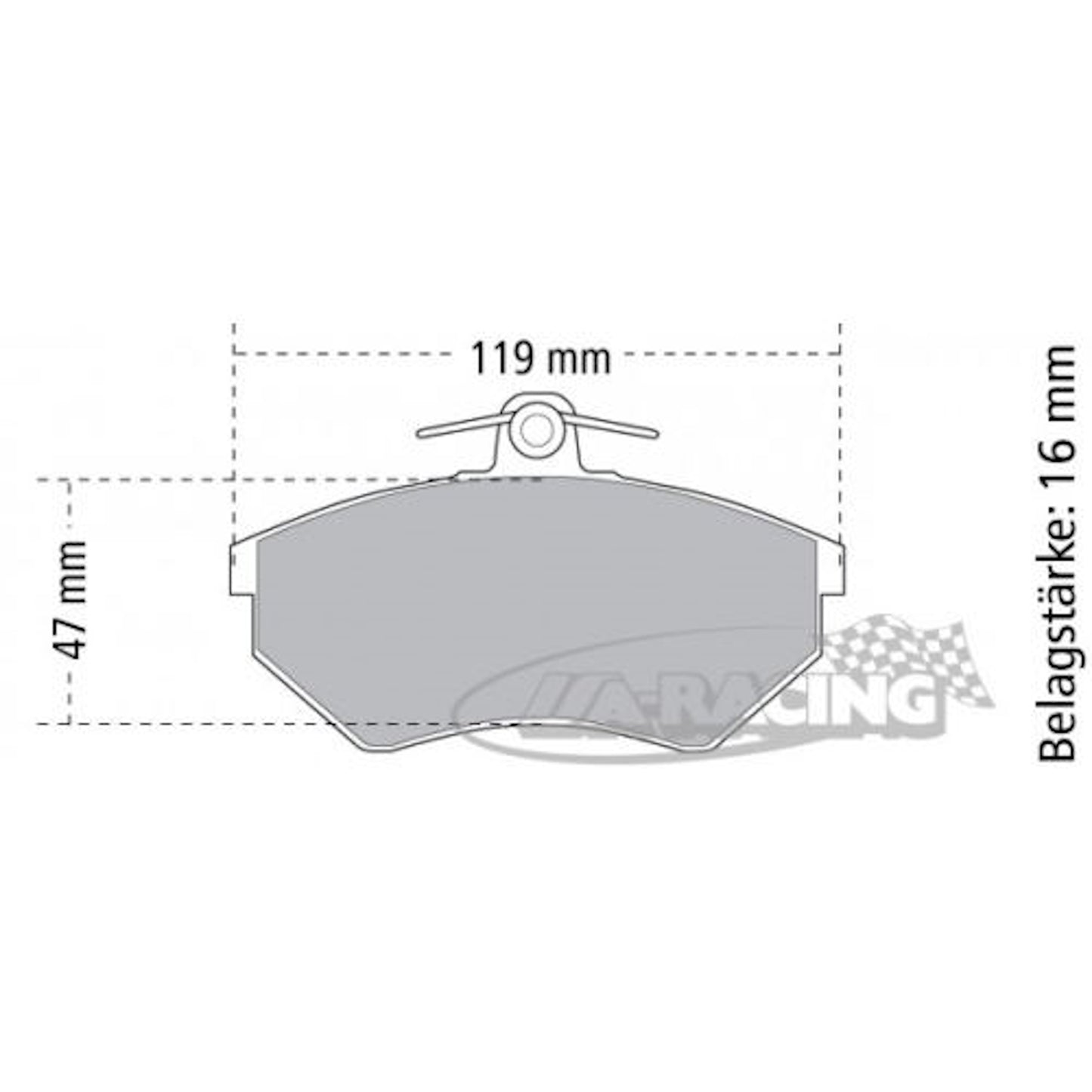FCP774 Ferodo Bremsbelag