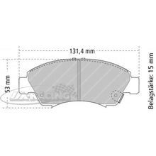 FCP777 Ferodo Bremsbelag