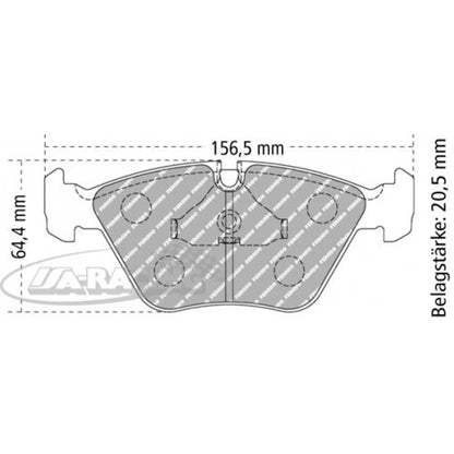 FCP779 Ferodo Bremsbelag