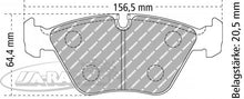 FDS779 Ferodo Bremsbelag