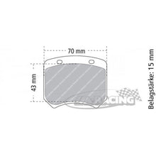 FCP825 Ferodo Bremsbelag